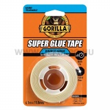 Gorilla Super GLUE Tape kristály kétoldalas  ragasztószalag 15,8mmx6,1m
