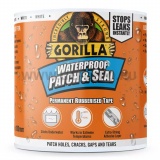 Gorilla TAPE Waterproof PATCH &amp; SEAL fehér vízálló foltozó/tömítő ragasztószalag 3m x 100mm