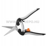 NEO Szüretelő metszőolló, hegyes, max.6mm, teflon bevonat, 185mm