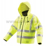 Makita DCJ206ZS fűthető kabát, NEON S