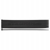 NEO TOOLS kábelkötegelő, gyorskötöző, extreme, uv álló, fekete, 2,5x200mm, 20db/cs