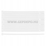 NEO TOOLS kábelkötegelő, gyorskötöző, extreme, uv álló, fehér, 4,8x150mm, 100db/cs