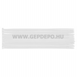 NEO TOOLS kábelkötegelő, gyorskötöző, extreme, uv álló, fehér, 7,6x300mm, 50db/cs