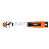 NEO TOOLS racsnis kulcs 3/8", 90 fog