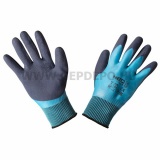 Neo védőkesztyű latexes polyester 2réteg 9"