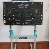 Wolfcraft master 700 gépasztal és satupad (bemutató darab)