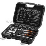 NEO TOOLS dugókulcs készlet átmenő racsnis hajtókarral 3/8" 46 részes