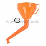 NEO TOOLS 160mm tölcsér, hajlított kifolyóval