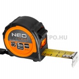 NEO TOOLS mágneses, dupla fékes mérőszalag 5m/25mm