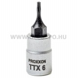 PROXXON Torx dugókulcs bitfejjel 1/4", TTX6 (23752)