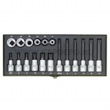 PROXXON Dugókulcs készlet 1/2", 18db-os (23296)
