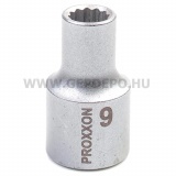 PROXXON Dugókulcs 1/2", rövid, 12lapú, 9mm (23304)