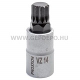 PROXXON Dugókulcs bitfejjel 1/2", VZ14x55mm (23327)