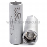 PROXXON Gyújtógyertya dugókulcs 1/2", mágneses, 16mm (23392)