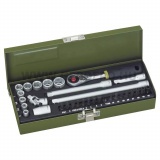 PROXXON Dugókulcs -és bitkészlet 1/4", 5-13mm, 32db-os (23078)