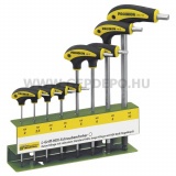 PROXXON T-szárú imbuszkulcs készlet HX2-10, 8db-os (22650)