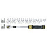 PROXXON MicroClick Irányváltós, racsnis nyomatékkulcs MC 60-Multi, 12-60Nm, 3/8" + dugó -és villásku