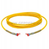 Wagner nagynyomású tömlő DN4 25 MPa 1/4" NPSM 7.5 m