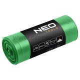 NEO TOOLS szemeteszsák 200L 90x120cm húzószalagos 10db