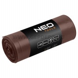 NEO TOOLS erősített szemeteszsák 200L 90x120cm húzószalagos 10db
