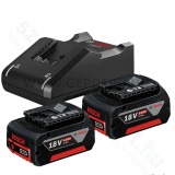 Bosch 18V Amp Share akkumlátor szett (2X 18 V4.0ah akku töltő)