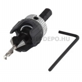wolfcraft Elöfúró süllyesztövel és mélységstoppal, hatszögszárú, 3.2-12mm 45°