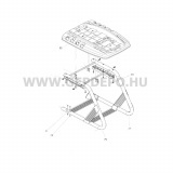 UD2500 tartálykeret és motorplatform alkatrész