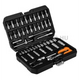 NEO TOOLS 1/4" dugókulcs és bitkészlet 55 részes