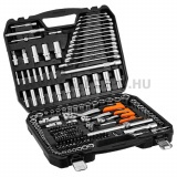 NEO TOOLS 1/2", 3/8" és 1/4" dugókulcskészlet 220 részes