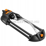 NEO Négyszögesőztető, billenő, öntöző, 266 m2, 18 fúvóka, fém szerkezet, sugárerő állítás