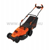Black+Decker elektromos fűnyíró 1600W, 380mm, 45L-es gyűjtőkosár