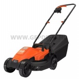 Black+Decker elektromos fűnyíró 1200W, 320mm, 30L-es gyűjtőkosár