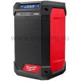 Milwaukee RCDAB+0 M12 akkus rádió és töltő Bluetooth kapcsolattal géptest