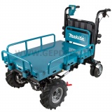 Makita DCU601Z akkus anyagmozgató talicska plató felépítménnyel 300 kg 2x18V LXT BL XPT