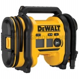 DeWALT DCC018N-XJ 18V XR Li-ion akkumulátoros kompresszor géptest 12V hálózati adapterrel