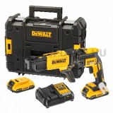DeWALT DCF620D2K-QW 18V XR akkumulátoros gipszkarton csavarozó TSTAK kofferben