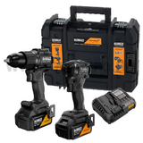 DeWALT DCK2222MP2T-QW McLaren18V XR Li-ion akkumulátoros ütvefúró-csavarozó gépszett TSTAK kofferben