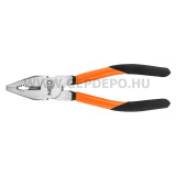 NEO TOOLS Kombinált fogó 180mm, Slim széria, keskenyített fogantyú