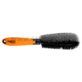 NEO TOOLS Tisztítókefe felnihez, univerzális műanyag sörtés, 8x31cm