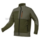 NEO TOOLS Softshell munkavédelmi kabát, Outdoor, zöld, M