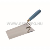 Bautool rozsdamentes kőműveskanál 120x180 mm (inox)