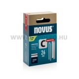 Novus C 4 V2A nemesacél keskeny tűzőkapocs 26 mm 1000 db