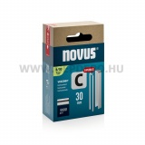 Novus C 4 keskeny tűzőkapocs 30 mm 1000 db