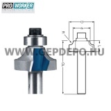 Makita profilmaró kés D1:20,7mm D2:12,7mm L:9mm R:3mm S:6mm
