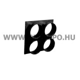 Négycsöves kivezetés 4 x d: 23 cm