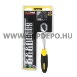 Stanley MicroTough dugókulcs készlet 3/8" 9 részes