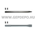 Makita SDS-Max standard véső csomag 400 mm (5 spicc+5 lapos)