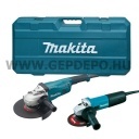 Makita DK0053G sarokcsiszoló szett (GA9020+9558HNR kofferben)