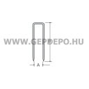 Makita tűzőkapocs 10x19mm fényes DST220/DST221 5000db