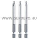 Makita bit PH1x50 mm - 3 db